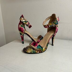 Ashley Stewart paradise tropical heels